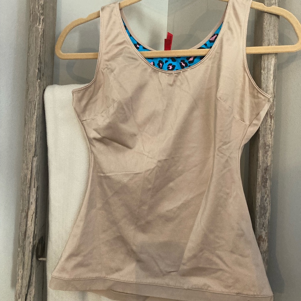 SPANX Simplicity Nude Shapewear Compression Tank Sz L